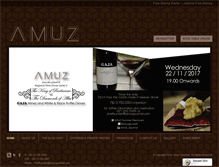 Tablet Screenshot of amuzgourmet.com